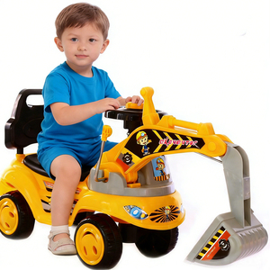 רכב צעצוע EPT מחפר הזזה עם אורות ומוזיקה - צעצוע רכב הנדסי לילדים 2026 - Product Image 1