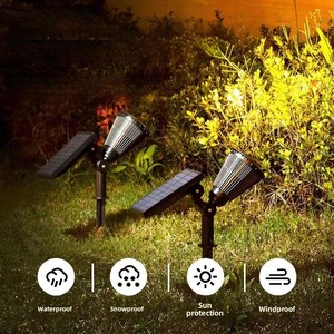 Faretto <span class=keywords><strong>Solare</strong></span> <span class=keywords><strong>da</strong></span> Esterno Impermeabile con Picchetto per <span class=keywords><strong>Giardino</strong></span> e Paesaggistica - Product Image 4