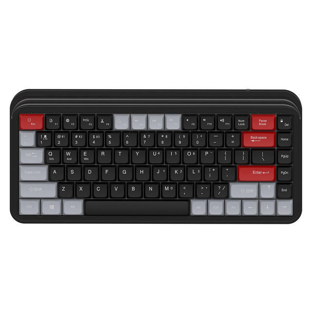 Factory OEM New 83 Keys Dual Mode 2.4G BT Keyboard Portable Compact USB Interface Wireless Keyboard for Desktop Tablet PC Phone