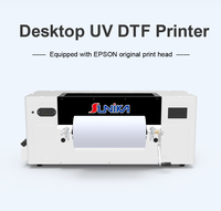 Nouvelle imprimante UV DTF entièrement automatique XP600 avec tête Epson pour l'impression d'autocollants à l'encre, étiquettes en film PET/AB, coques de téléphone, garantie 1 an