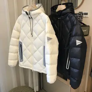 Luxe Winter Elanden Gevoerde Puffer Dons Jas Katoenen Heren Capuchon 5xl Plus Size Oversized Streetwear Jassen Voor Heren Kleding