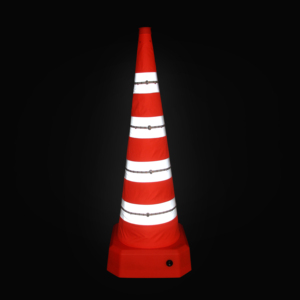 Cono <span class=keywords><strong>Stradale</strong></span> Retrattile LED con Allarme Anti-Collisione, 36 Pollici, Impermeabile, per Emergenze Stradali/Costruzioni - Product Image 3