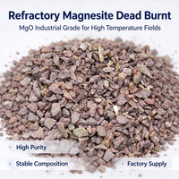 Magnésie morte brûlée de haute pureté DBM Réfractaire 96%