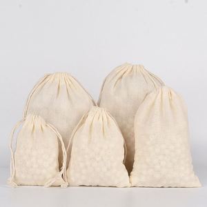 8*10cm Recyclable Pure Cotton Drawstring <b>Bags</b> Nature Craft Use Cloth <b>Tea</b> <b>Bag</b> for Sustainable Green Practices - Product Image 3