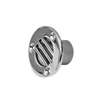 Drain de pont de bateau en acier inoxydable 316 poli miroir 25 mm pour yacht marin
