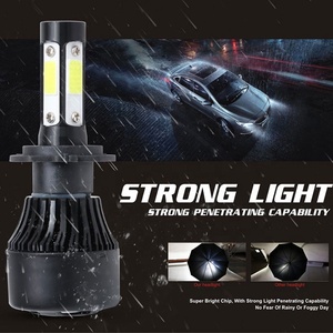 Powerful Super Bright S2 S4 Led Headlights 6000k Aluminum H1 H3 H4 H7 H11 9005 9006 9012 Led Car Bulb - Product Image 1