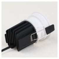 Spot lumineux électrique 24V, projecteur LED à focalisation, 2500K, pour intérieur, plafond, vente de pièces LED, éclairage encastré rond classique personnalisé pour œuvres d'art