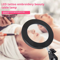 Wholesale Bedside Bedroom Magnifier Glass Beauty Nail Table Lamp Led Eye Simple Learning Office Iron Clip or Base Table Lamp