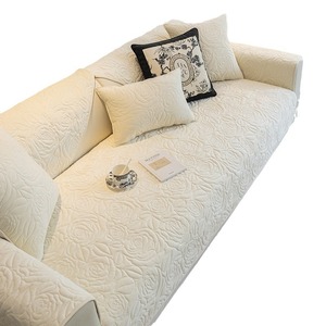 SKCrystal Ultra Fleece <b>Sofa</b> Cushion Pad Solid Color Crystal <b>Velvet</b> Non Slip Modular <b>Sofa</b> <b>Cover</b> Summer 2023 - Product Image 5