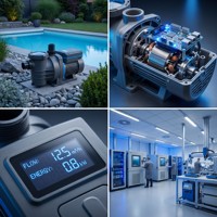 Pengontrol Pompa Kolam Renang Kecepatan Variabel Lierxin LEX-POOL-PUMP PCB 4-Lapisan FR-4 1.6mm Penggerak Inverter BLDC Timer/Aplikasi WiFi