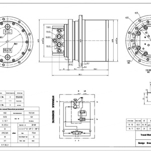 Moteur de translation hydraulique MAG26VP pour mini-excavatrice Pel Job EB 406 - Pièces de rechange pour boîte de vitesses finale - Product Image 6
