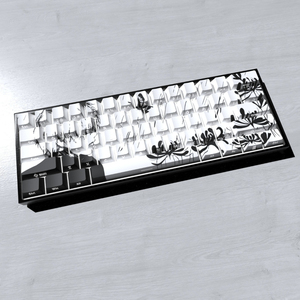 130 74 Teclas <span class=keywords><strong>Kaneki</strong></span> <span class=keywords><strong>Ken</strong></span>, Teclas de Anime y Cómics, Perfil Cherry PBT, Teclas Personalizadas Hechas a Mano para Teclado Mecánico - Product Image 5