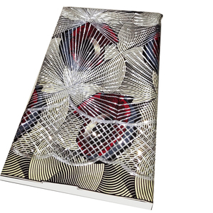 Vente en gros de véritable wax Ankara African block sequni wax prints tissu 100% coton Nigeria wrapper motif imprimé - Product Image 2