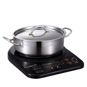 Olla de inducción de acero inoxidable, sartén de salsa para restaurante, uso comercial y resistente - Product Image 6