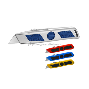 Traditionele & Klassieke Intrekbare Doos Snijder Aluminium Of Zinklegering Zware Nutsmes Voor Online Webshop En Supermarkt - Product Image 1