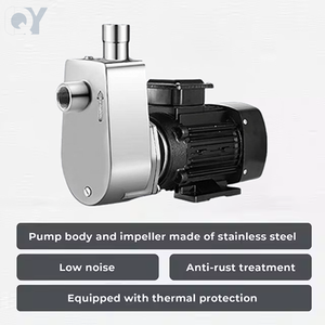 Pompe de transfert de qualité alimentaire à usage domestique QY pompe électrique auto-amorçante en acier inoxydable pour aliments liquides - Product Image 3