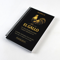 Carnet de notes personnalisé A5 avec reliure spirale en plastique, couverture rigide, journal, agenda, impression pour le bureau, cadeau d'entreprise