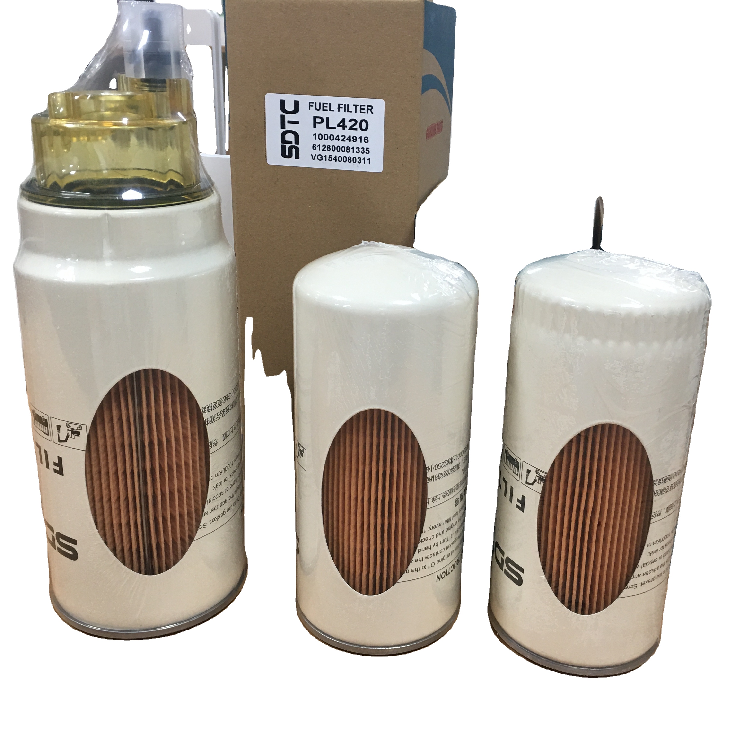 Howo 371 420 Fuel Filter OIL FILTER JX0818 1000424655