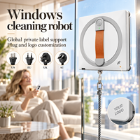 Robot de nettoyage de vitres intelligent Transtar pour hôtels, bureaux, maisons, surfaces vitrées avec navigation IA et aspiration puissante