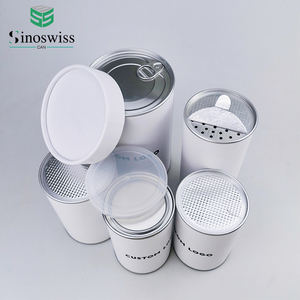 Tùy Chỉnh In Ấn Cấp Thực Phẩm Kraft Ống Nhôm Lá Nắp Giấy Thiếc Kim Loại Rỗng Thực Phẩm Có Thể - Product Image 1