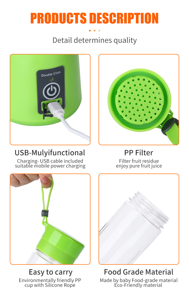 Portable Electric Blender Juicer Fruit Blender Maker Milk Shaker Upgraded 18 Hed1bf3f971d54d618ce2711e4a1be965U