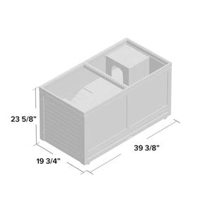 Logo personalizzato di alta qualità criceto grande gabbia in legno criceto grande gabbia casa criceto - Product Image 4