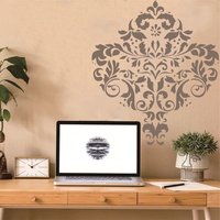 Pochoirs Translucides Grands Mandala pour la Peinture - Gabarits Mandala Réutilisables - Motifs 60x60cm pour Mur, Tissu, Bois