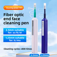 Nettoyeur de fibre optique de haute qualité, nettoyeur en un clic, SC FC ST LC, boîte de nettoyage de fibre optique, boîte de nettoyage optique avec plus de 550 utilisations