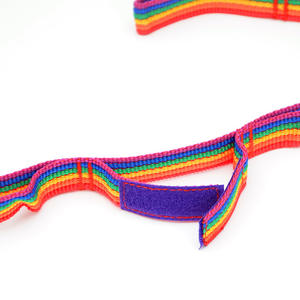 Corde à linge extérieure arc-en-ciel à double couche, équipement de camping multifonctionnel avec conception à crochet pour le séchage des vêtements - Product Image 5