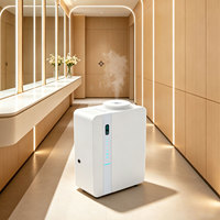 Diffuseur d'huiles essentielles personnalisé 500 ml avec écran LCD pour hôtels, centres commerciaux, spas et bureaux – Machine à parfum en métal pour surfaces de 7000 à 10000 pieds carrés