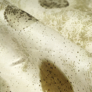 Tissu en rayonne viscose et satin de lin imprimé floral sur mesure de qualité supérieure pour robe - Product Image 6