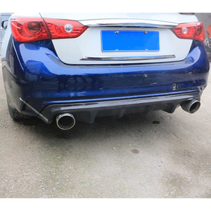Kit de Carrocería de Fibra de Carbono Húmeda Pequeño para Modificación de Automóviles 2018-2024, Alerón Delantero y Trasero, Compatible con Infiniti Q50 - Product Image 5