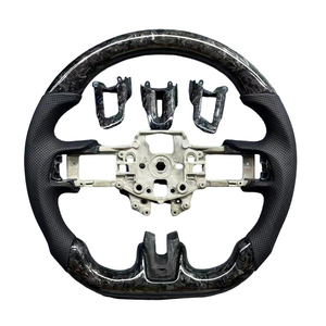 Volant en fibre de carbone personnalisable pour <span class=keywords><strong>Ford</strong></span> <span class=keywords><strong>Mustang</strong></span> 6ème génération 2015 <span class=keywords><strong>2016</strong></span> 2017 - Product Image 1