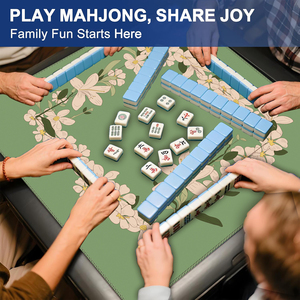 Tapis de Mahjong Automatique Moderne en Microfibre Premium pour Tables, 32,5 pouces, Carré, Pliable, Facile à Ranger, 4 Joueurs, Meilleures Ventes - Product Image 2