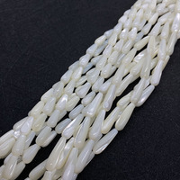 Nouveau Design de perles de coquillage naturel en forme de goutte d'eau, perles de nacre de nacre de coquillage pour la fabrication de bijoux, vente en gros