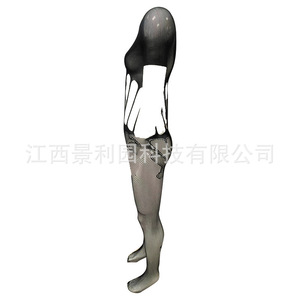 Men's <b>Fishnet</b> Bodysuit Black One Size Nylon Mesh Costume Cosplay Outfit - Product Image 3