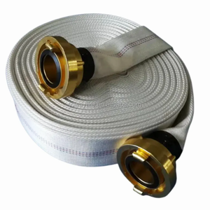 Tuyau d'incendie blanc de taille Storz 1.5 "x 30 mètres avec tuyau d'eau de couplage Storz en cuivre et aluminium pour vanne - Product Image 1