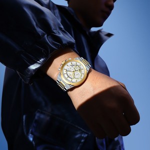 REWARD 812259M Reloj de Lujo Deportivo y Elegante para Hombre, de Acero Inoxidable, Cuarzo, Correa de 20 mm, Cristal, Puntero Luminoso, Resistente al Agua 30M - Product Image 6