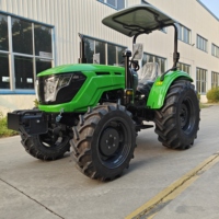 Tractor de Tracción en las 4 Ruedas de Varias Potencias con Cabina Opcional para Operaciones Agrícolas