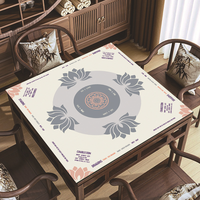 Tapis de Mahjong Pliable à Motif Floral Moderne, Antidérapant en Caoutchouc, Écologique et Durable, Nouvelle Collection, Vente Chaude, Marque OEM