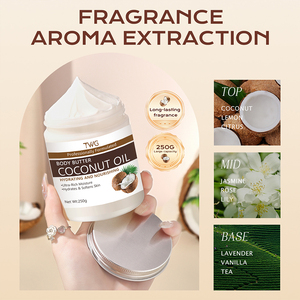 TWG RTS Promotion Exceptionnelle Beurre Corporel à l'Huile de Coco 250g – Lotions Corporelles Éclaircissantes pour Femmes – Lotion Corporelle Nourrissante et Hydratante à l'Huile de Coco - Product Image 3