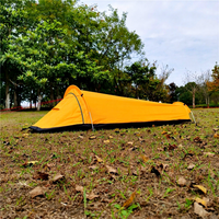 Tente tunnel de camping individuelle ultra-légère quatre saisons, imperméable, portable, pour équipement de plein air et alpinisme