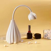 Lampe de table UV/LED pour le durcissement, design réglable, technologie LED Light-on-Plate, modèle F5 pour nail art, matériau ABS, logo personnalisé, fabrication en usine