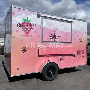 2025 Hot Sale Catering Concession Hotdog Ice Cream Fast <b>Cart</b> Mobile <b>Bar</b> Kitchen Food Truck Trailer - Product Image 2