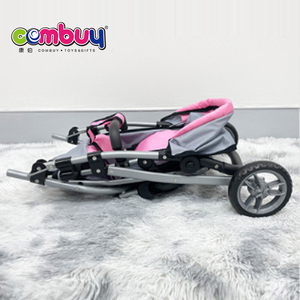 <span class=keywords><strong>Jouet</strong></span> <span class=keywords><strong>poussette</strong></span> pour bébé <span class=keywords><strong>en</strong></span> fer à roulettes pour jouer à faire semblant à l'intérieur - Product Image 5