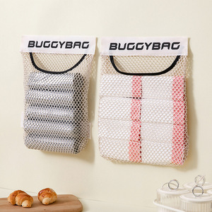 Buggybag Wall Mounted Mesh <b>Storage</b> Bag Large Capacity <b>Kitchen</b> Hanging Organizer For Miscellaneous Items - Product Image 4
