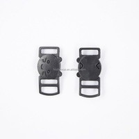 Colliers de sécurité pour chat en paracorde avec boucle de sécurité détachable noire de 3/8 pouces, accessoires
