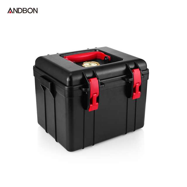 Andbon B-10 Portable Dry Box with Dehumidifier Renewable Desiccant Humidity Protection Hygrometer Displays Relative Humidity