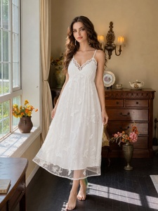 Camisola Islâmica de Cetim Macio, Moda do Oriente Médio, Vestido Casual para Dormir Feminino - Product Image 5
