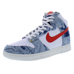 Nike รองเท้าผู้หญิงทรงสูง dunk หลากสี/hanabero สีแดง/สีขาว comtable ด้านบนสูงรองเท้าเดินฤดูใบไม้ร่วงนุ่ม100% ของแท้ - Product Image 3